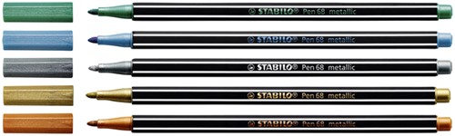 Viltstift STABILO Pen 68/820 metallic koper-2