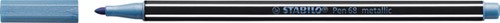 Viltstift STABILO Pen 68/841 metallic blauw