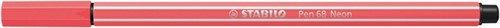 Viltstift STABILO Pen 68/040 neon rood-2