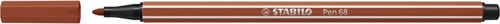 Viltstift STABILO Pen 68/38 roodkrijt