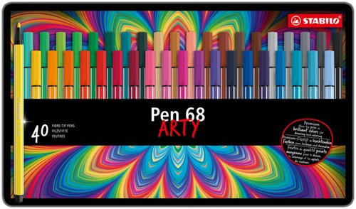 Viltstift STABILO Pen 68 assorti blik/40