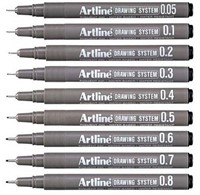 Fineliner Artline 0.7mm zwart-2