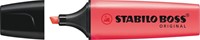 Tekstmarker STABILO Boss Original 70/40 rood