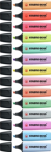 Tekstmarker STABILO Boss Original 70/140 pastel zacht koraal rood-2