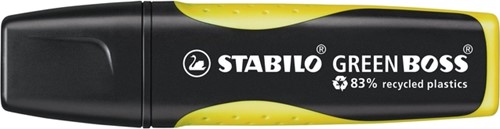 Markeerstift STABILO Green Boss 6070/24 geel-2