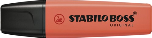 Tekstmarker STABILO Boss Original 70/140 pastel zacht koraal rood