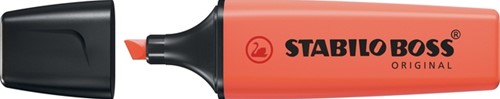 Tekstmarker STABILO Boss Original 70/140 pastel zacht koraal rood