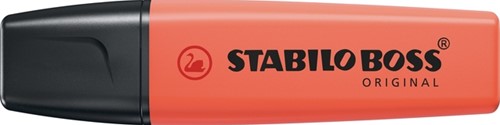 Tekstmarker STABILO Boss Original 70/140 pastel zacht koraal rood-2