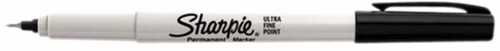 Viltstift Sharpie rond 0.5mm zwart pk/2-2