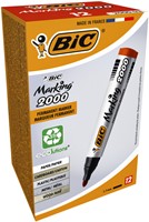 Viltstift Bic 2000 rond rood 1.7mm-2