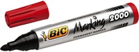 Viltstift Bic 2000 rond rood 1.7mm