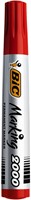 Viltstift Bic 2000 rond rood 1.7mm-1