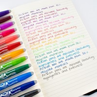 Rollerpen Pilot Frixion BL-FR7  0.35mm + 3 vullingen paars-2