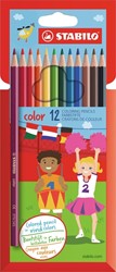 Kleurpotloden STABILO Color 979  kartonnen etui/12