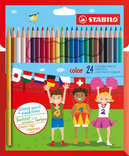 Kleurpotloden STABILO Color 979 kartonnen etui/24