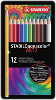 Kleurpotloden STABILO aquacolor 1612 blik/12