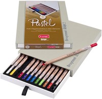 Pastelpotlood Bruynzeel Design met luxe bewaardoos set à 12 kleuren-2