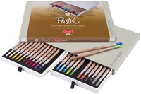 Pastelpotlood Bruynzeel Design met luxe bewaardoos set à 24 kleuren-2