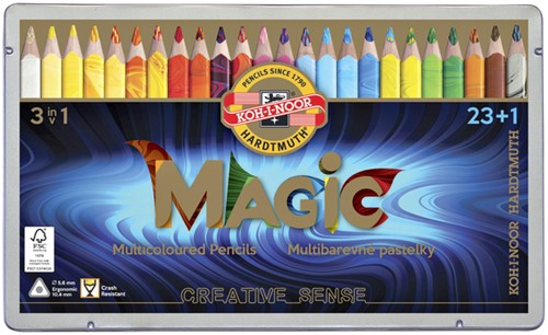 Kleurpotlood Koh-I-Noor magic + blender assorti ds/23