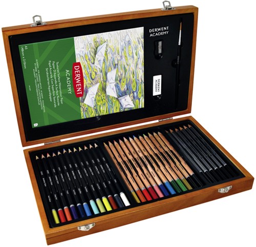 Geschenkverpakking hout Derwent Academy