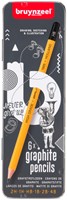 Potlood Bruynzeel Teens grafiet assorti ds/6