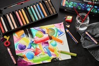 Kleurpotloden STABILO Woody 880/10-1-20 etui/10 met puntenslijper-1