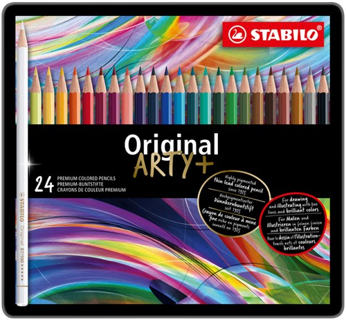 Kleurpotloden STABILO Original blik/24