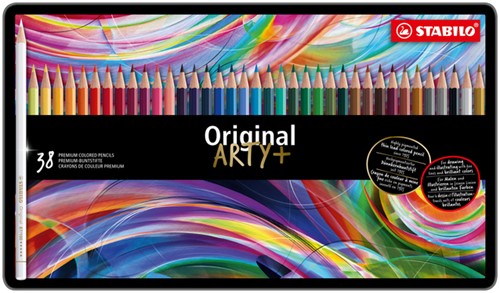 Kleurpotloden STABILO Original assorti blik/38