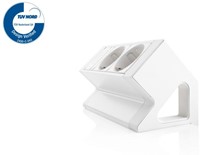 Elektrificatie opbouwunit Filex Power Desk Up 2x230V - wit-2