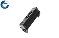 Elektrificatie opbouwunit Filex Power Desk Up 2x230V - 2x USB - zwart-3