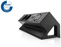 Elektrificatie opbouwunit Filex Power Desk Up 2x230V - 2x USB - 1x keystone - zwart-2