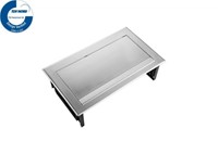 Elektrificatie inbouwunit Filex Power Desk In 2x230V - 2x USB - 1x keystone - Inox RVS-3