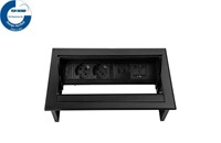 Elektrificatie inbouwunit Filex Power Desk In 2x230V - 2x USB - 1x keystone - zwart-3