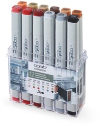 Viltstift Copic Profi Marker Architect kleuren set/12