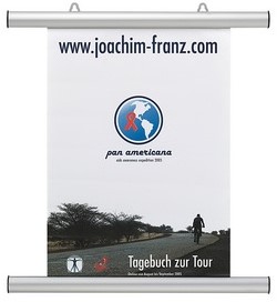 Posterstrook A0 aluminium zilver, 855mm