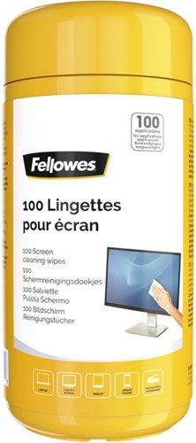 Reinigingsdoekjes Fellowes beeldscherm ds/100