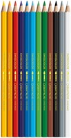 Kleurpotloden Caran D'ache aquarel doos à 12stuks-2