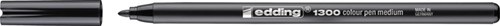 Fineliner Edding 1300 zwart