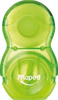 Puntenslijper met gum Maped Loopy assorti ds/24-2