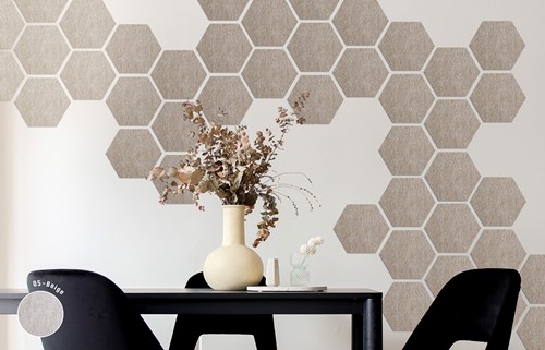 PET-vilt akoestische Hexagon