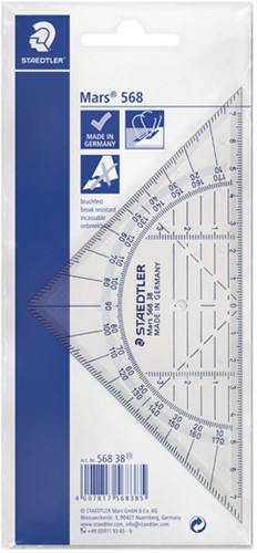Geodriehoek Staedtler 568 160mm