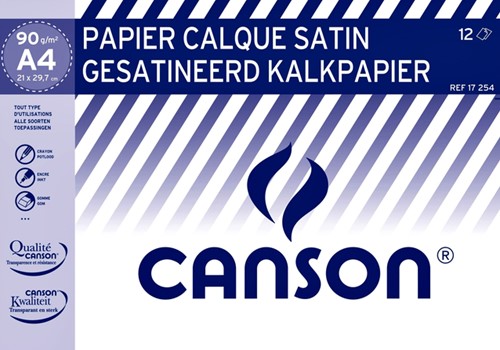 Kalkpapier Canson A4 90gr pak/12