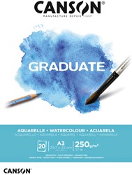 Aquarelblok Canson A3 10vel 300gr
