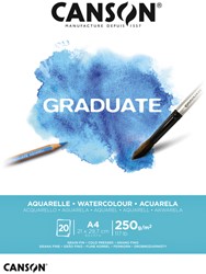 Aquarelblok Canson A4 10vel 300gr
