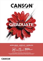 Olie-Acrylblok Canson A3 10vel 290gr