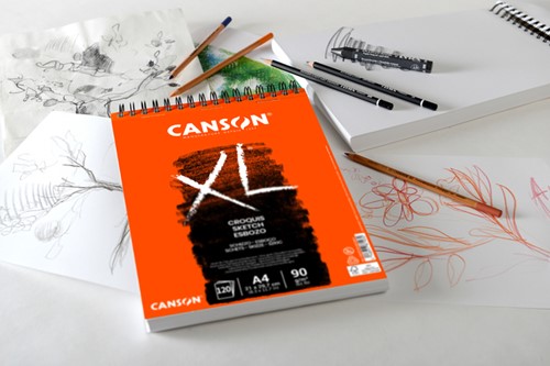 Schetsblok Canson XL Croquis A4 90gr 120vel-2