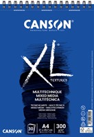 Aquarelblok Canson XL Mix Media A4 300gr 30vel