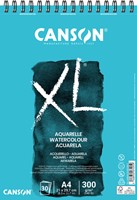 Aquarelblok Canson XL A4 spiraal 300gr 30vel