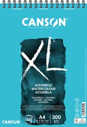 Aquarelblok Canson XL A4 spiraal 300gr 30vel