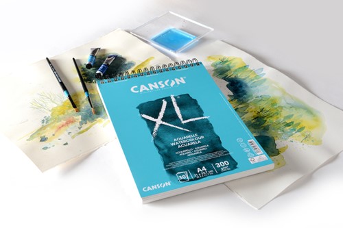 Aquarelblok Canson XL A3 spiraal 300gr 30vel-2